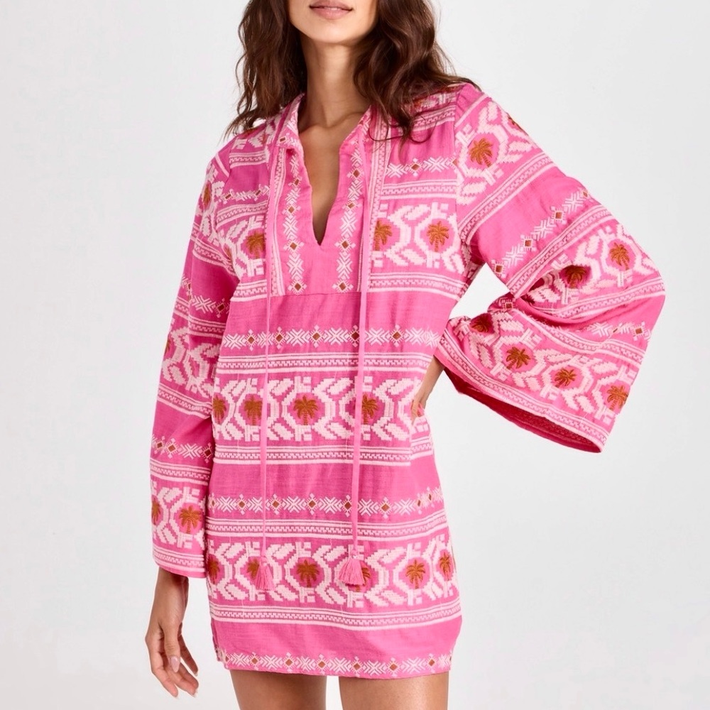 🌺🎉HP🎉🌺 NWOT Johanna Ortiz Apurimac Embroidered Mini Dress - Picture 6 of 16